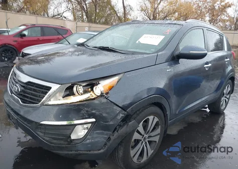 2013 Kia Sportage Ex from USA, damaged, VIN KNDPCCA22D7399286